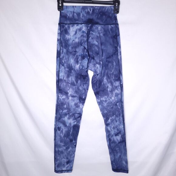 Gymshark Elevate Leggings Small Lakeside Blue Spray Dye - Picture 2 of 9